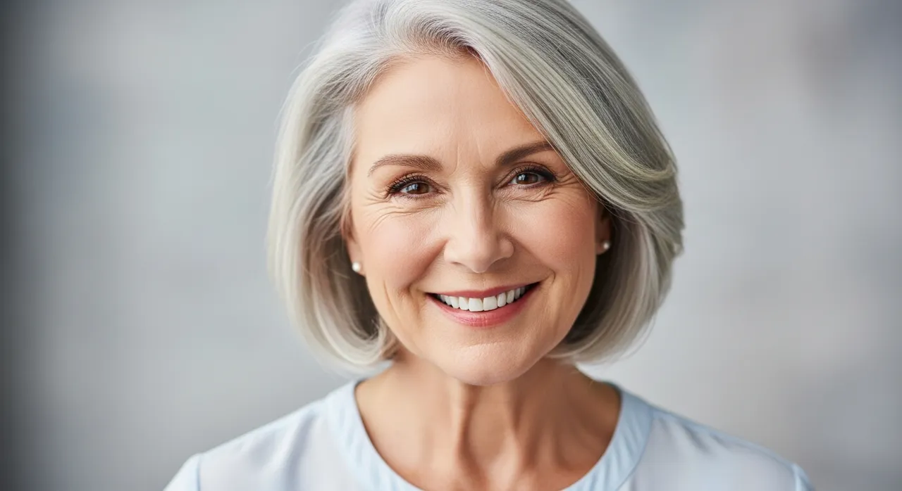 Smiling mature woman